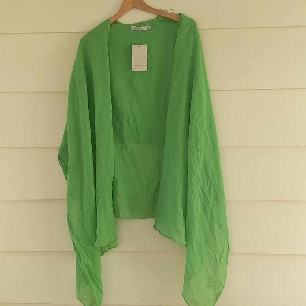 Green beach coverup